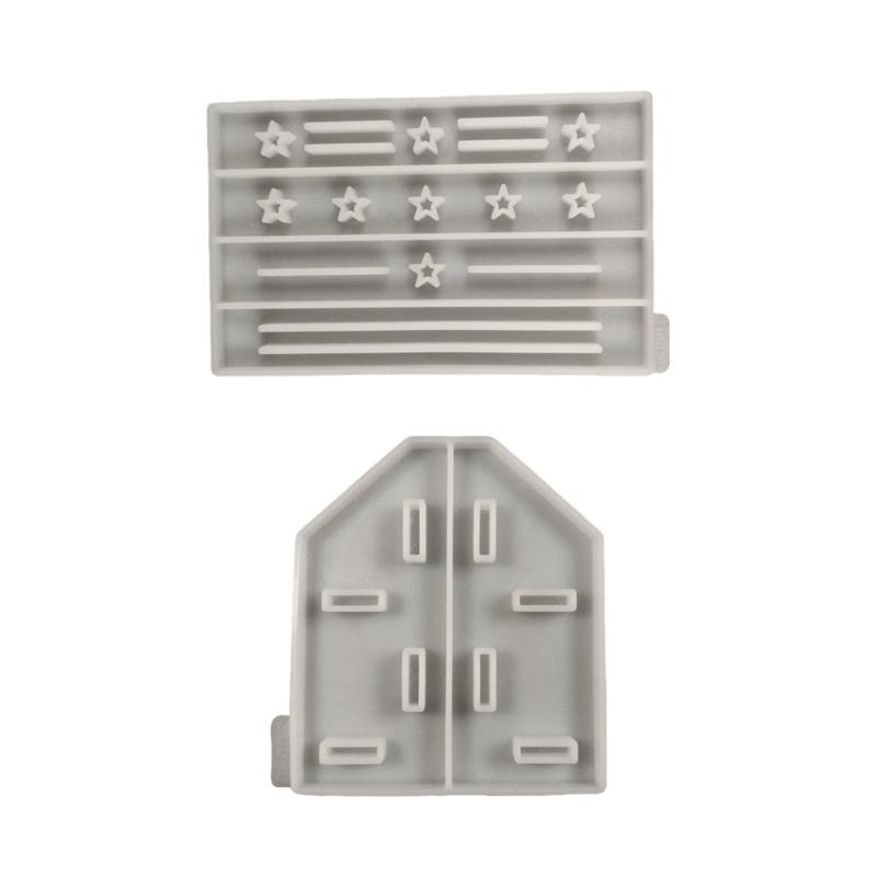 Formar för hantverk i harts med flera lager Silikonformar för hantverk Formar för sminkdisplay Silikontextur för sminkställ