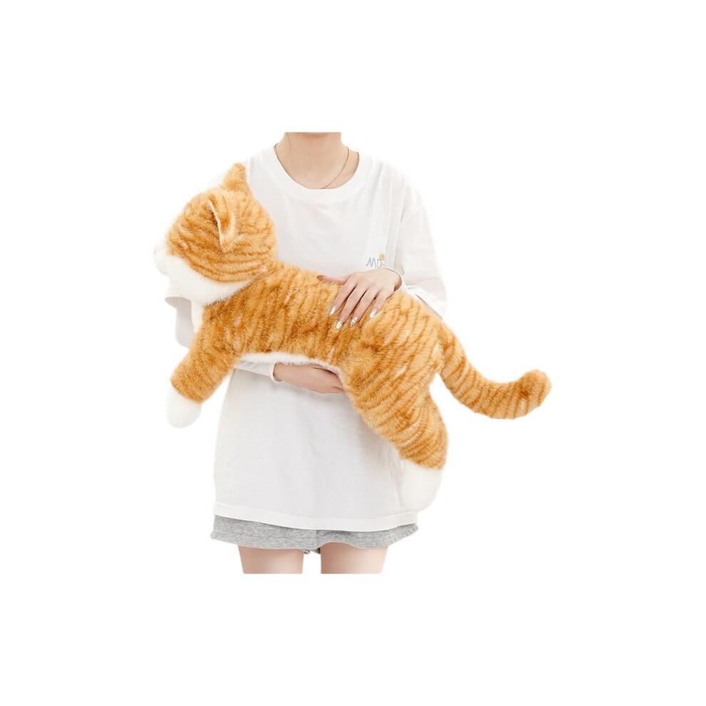 (Gray,30cm)Cat Plush Toy Cartoon Stuffed Animal Doll Cute Kids Birthday Decoration Gift