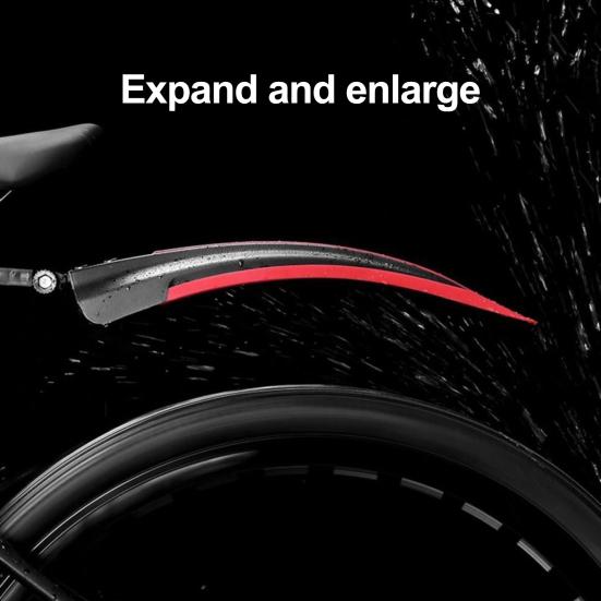 2 Pcs Bicycle Fender Adjustable Front And Rear Fenders Universal Bike Mud Guard Accessories for Mountain Road Bike