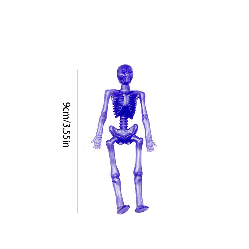 Tpr Soft Rubber Stretch Skeleton Halloween Trick Toy