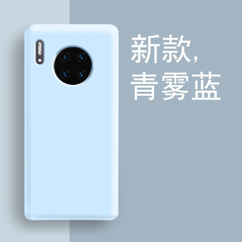 Liquid Silicone Phone Case Mate 30 Pro 20 40 50 60 E Full Cover Shockproof Anti-Scratch Soft TPU