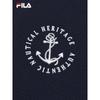 Fila Women's Knit Faux Two-Piece Short Sleeve Polo Shirt