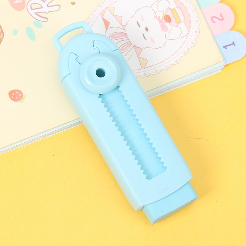 Creative Retractable Push Pull Eraser Student Writing Drawing Correction Stationery School Supplies Stationery