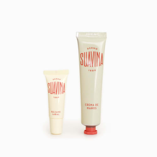 

Suavina Lip Balm Tube and Hand Cream Set