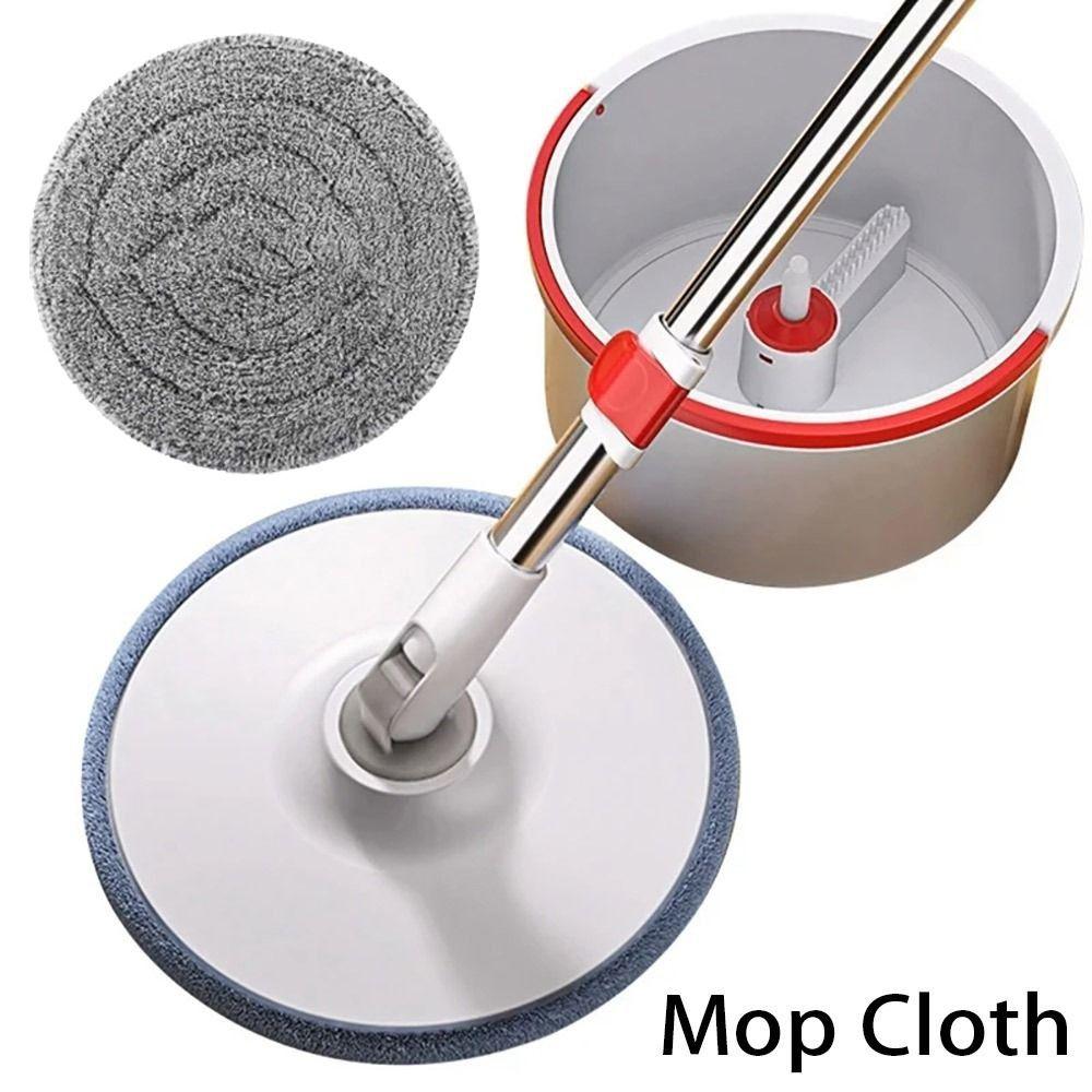 1pc Microfiber Self Wash Spin Mop 360 Rotating MopHead Cleaning Pad