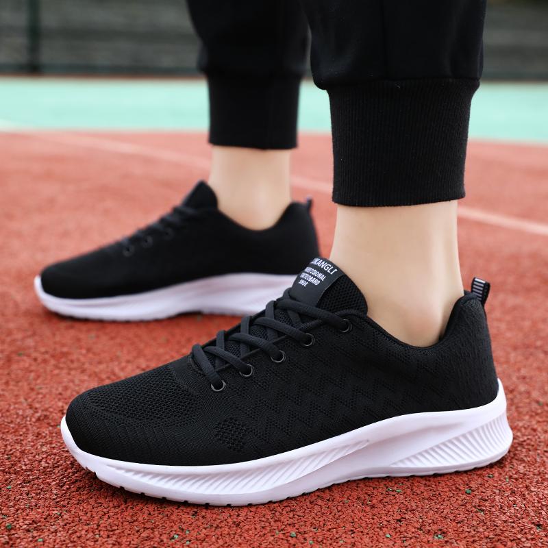 Mens Casual Sports Shoes 2026 Breathable Mesh Running Shoes Versatile Sneakers Trendy Knitted Casual Shoes For Adults