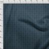 oneOone Cotton Cambric Dark Teal Blue Fabric Floral Sewing Craft Projects Fabric Prints By Yard 42 Inch