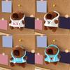 Lovely Hangings Decorations Sweet Plush Hoodies Capybara Keychain Pendant Keyring Decoration Bag Hangings Ornament