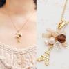 Women Golden Tone Fashion Jewelry Eiffel Tower Pendant Chain Choker Necklace