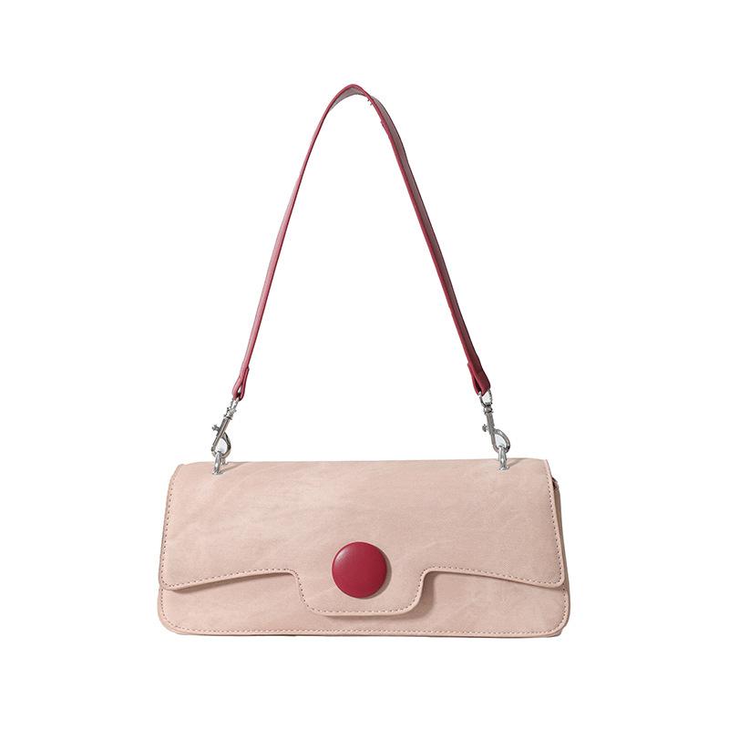 Underarm bag women's large capacity 2025 autumn new French niche retro foreign style shoulder bag Crossbody baguette bag