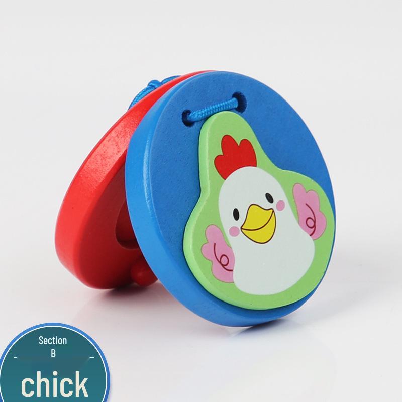 Alligator Clapper Wooden Toy for Infant & Toddler Early Education