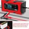 12V 10A 14.6V 10A Iron Lithium Charger Pulse Repair Car Battery Charger Digital LCD Display Smart Battery Charging EU/US Plug