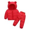 Kinder Herbst/Winter Daunen-Baumwolljacke & Hose Set - Unisex Kinderbekleidung