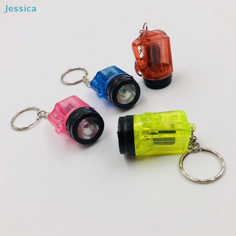 Bunte Mini-Taschenlampen-Schlüsselanhänger - Kleine LED-Taschenlampen für Kinderparty-Mitgebsel & Rucksack-Zubehör