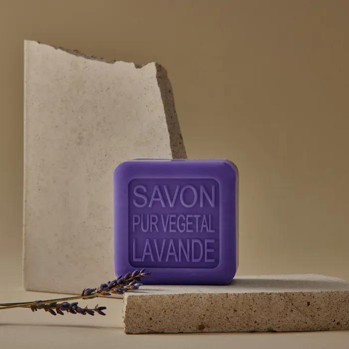 French Natural Cleansing Soap Tin Case Lavender 100g