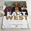 comic EEast Of Westt Throw Warm Soft Flannel Blanket Multiuse for Sofa Bed Camping Travel Nap