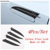Car Door Handle Bowl Catch Decoration Cover Trim For CHANGAN UNI-V UNIV   ABS Black / Carbon Fiber Accessories Exterior