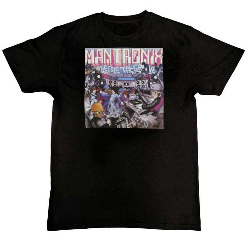 

New Mantronix - Needle To The Groove Graphic Print Unisex T-Shirt M