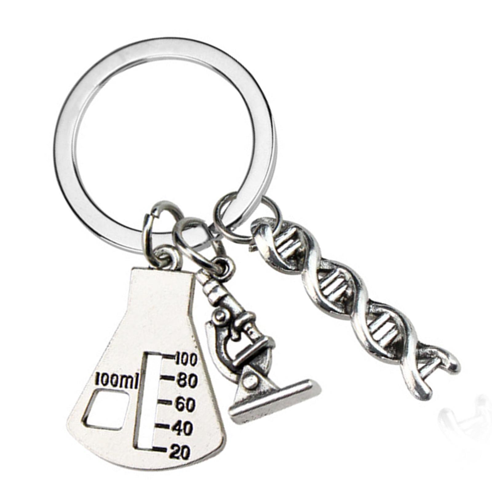 

Хімія Структура Брелоки Науковий Тримач для Ключів Металева Текстура Ідеально підходить для Студентів Вчителів та Любителів Науки B