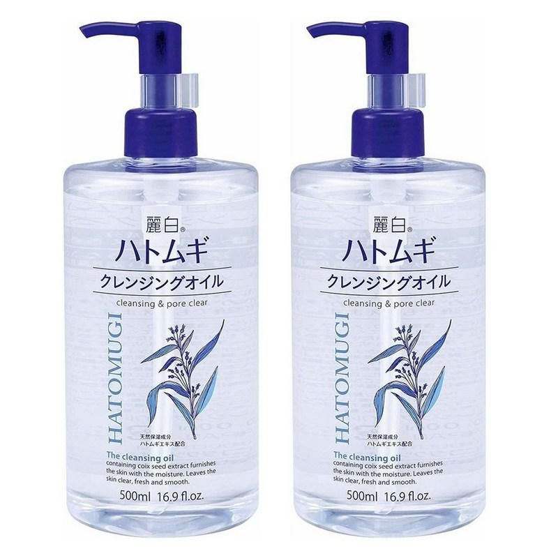Kumano Reihaku Hatomugi Cleansing Oil, 2 pcs, 500ml