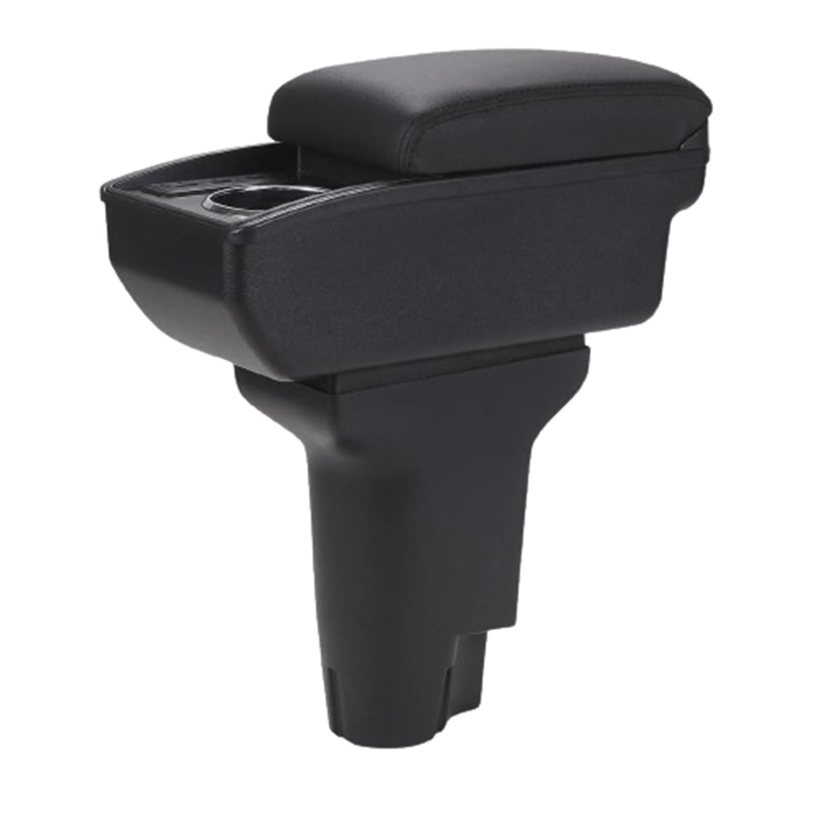 

For Chronos Centers Fit Armrest Box Fit Fiat 500 Armrest Box Auto Storage Box One Size чёрный