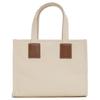 Bally Logo Micro Mark Fabric Tote Bag Shopping Bag Shoulder Crossbody Handbag Medium Women Tote Bags Natural 6310434