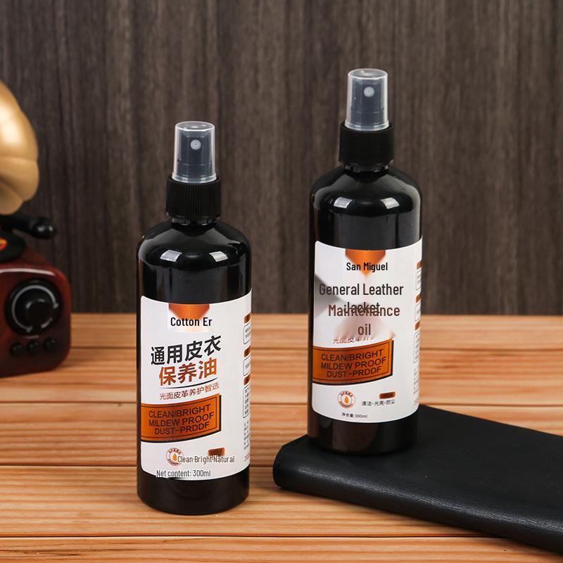 Universal Leather Care Oil - Cleaner & Stain Remover for Bags & Jackets