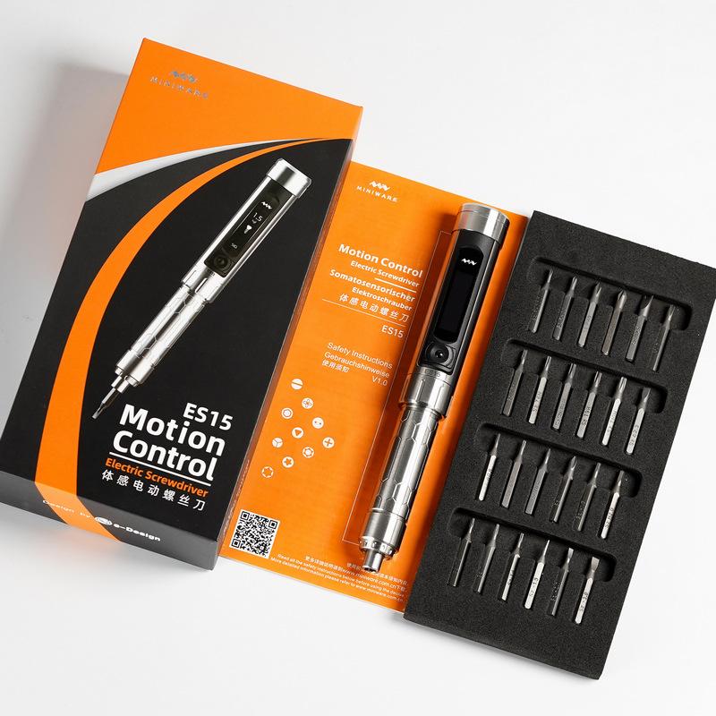800mAh Smart Cordless Electric Screwdriver with Drill Bits Multifunctional Motion Control Screwdrivers Gadgets