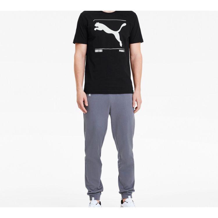 Puma Nu-Tility Casual Printed Short Sleeve T-Shirt Men Tops Black 581552-01