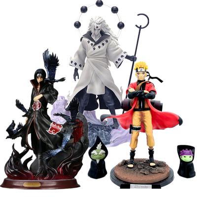 Anime Japonés Hecho a Mano Naruto Nueve Colas Naruto Shippuden Uchiha Itachi Clase Seis Cuchillos Sapo Naruto Juguetes de Colección