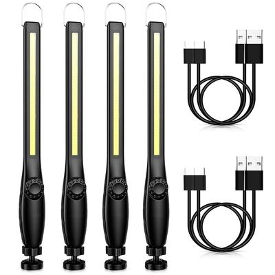 USB Rechargeable COB LED Work Light Portable Magnetic Cordless Inspection Light For Car Repair Home Workshop Emergency