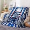 Custom Name Meidericher SV 02 Duisburg Flannel Blanket, High quality Comfortable for All Seasons, Home Decor, Warmth and Comfort