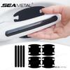 SEAMETAL Car Door Handle Guard Wear-Resistant Epoxy Resin Door Cup Protection Film Anti-Scratch Universal Door Edge Protector
