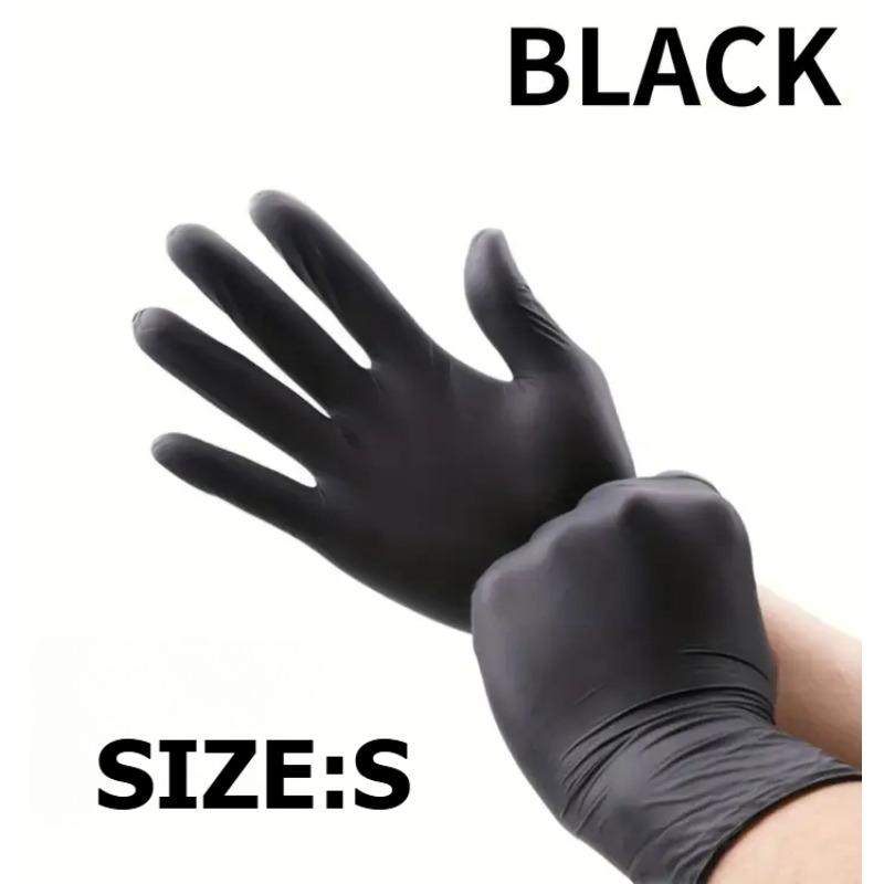 Mănuși Nitril Negre Reutilizabile Impermeabile și Antiderapante Mănuși de Curățat Bucătăria pentru Lucru Consumabile de Curățat Mănuși de Unică Folosință