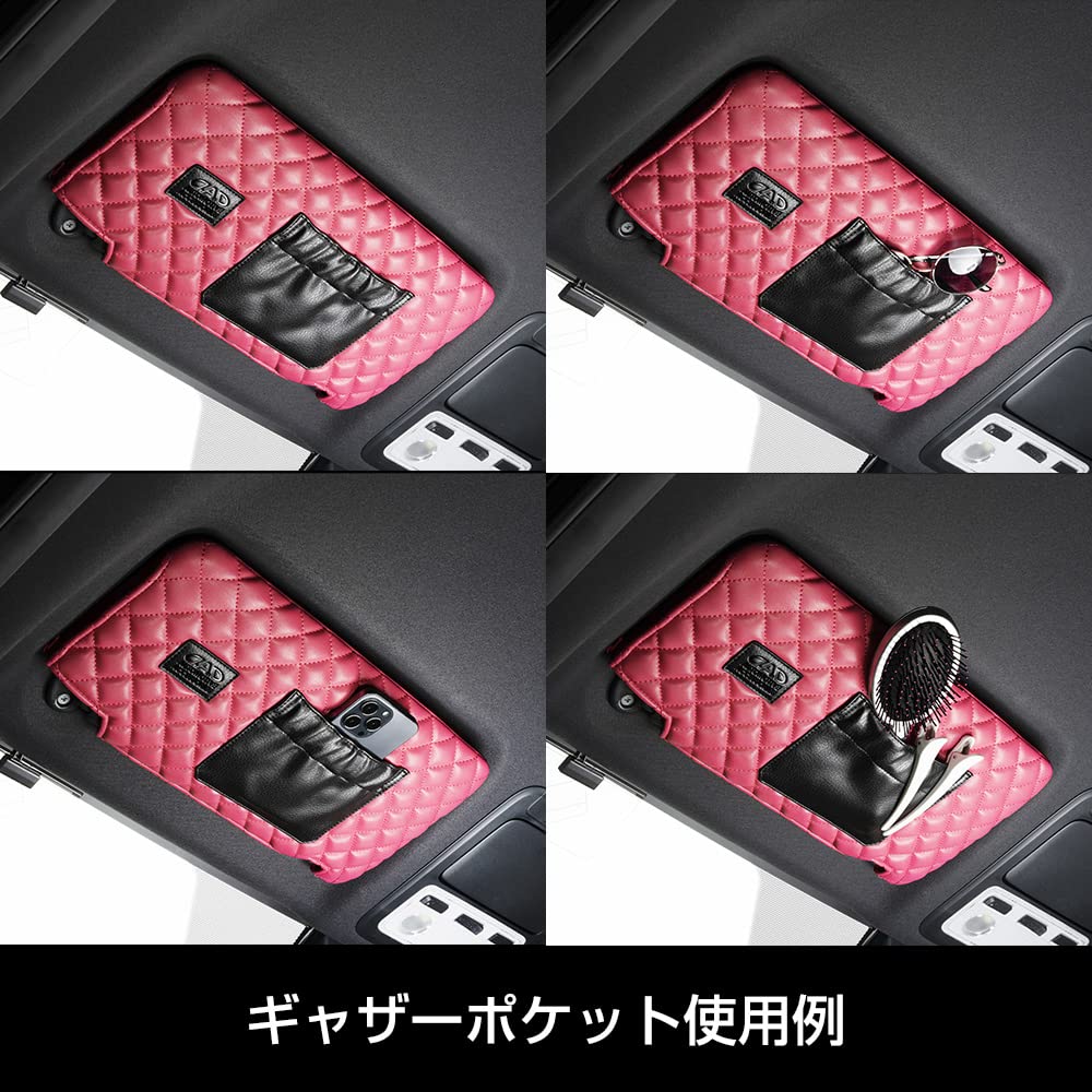 Suzuki Wagon Sun Visor Quilted Pink Side Mirror Side Mirror Not DAD Garson R/Stingray (Model MH34/44S, Year 2012.9~2017.2) [D.A.D Cover, Type]