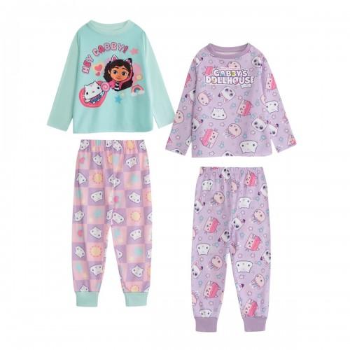 GabbyÂ´s Dollhouse Girls Character Long-Sleeved Long Pyjama Set (Pack of 2)