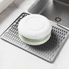 Anti-scald Silicone Dish Drying Mat Large Sink Mat Countertop Protection Pad  Kitchen