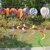 1Pc Striped Hot Air Balloon For Children Toy Random Color Gift Wind Spinner