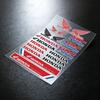 ARA1 For HONDA Reflective Motorcycle Stickers, 3M Safety Warning At Night In the Dark Scooter Helmets