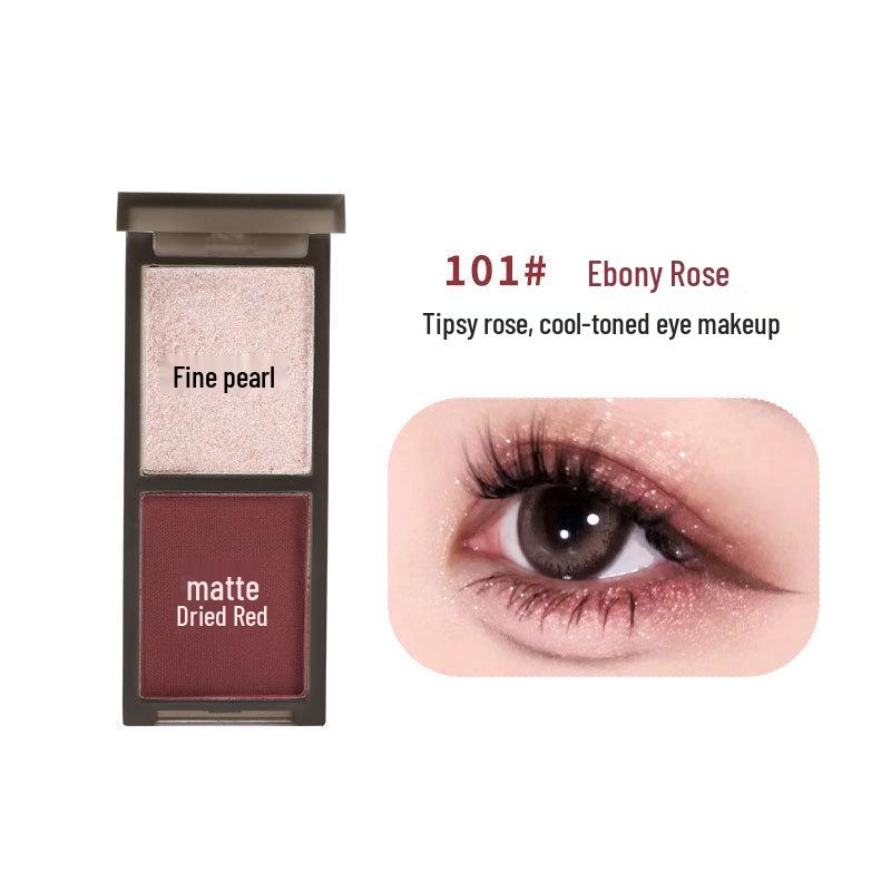 

Biya Bilingual Smokey Eye Shadow: Waterproof & Sweatproof Matte Shimmer for Punk Halloween Cosplay.