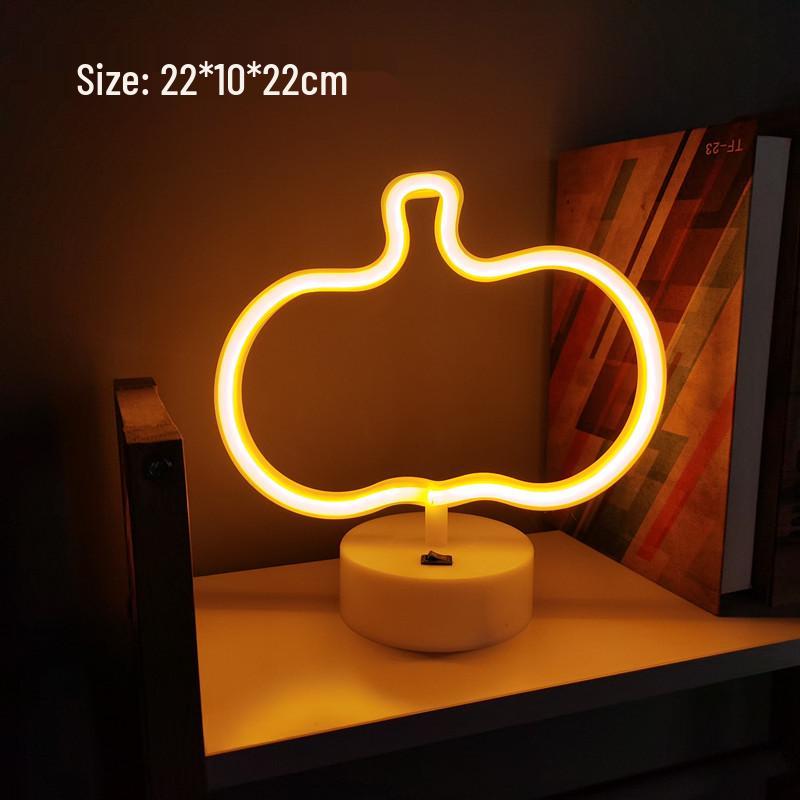 Luz de Mesa LED Neon para E-Sports e Decoração de Quarto