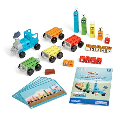 Numberblocks MathLink Cube Activity Set, Numberblocks Express Train, Numbering To 5, Educational Toy for Ages 3 and Up, Authentic Product (Product Cod