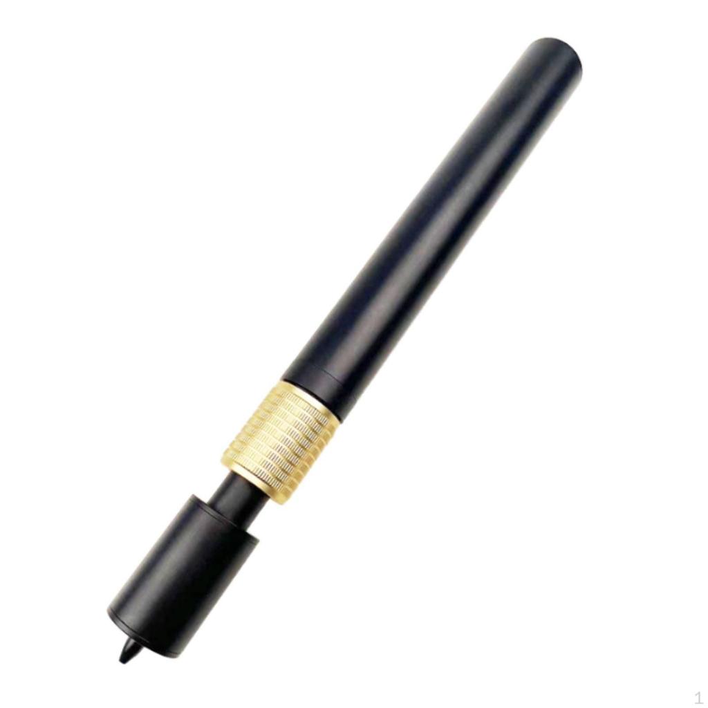 Aluminum Telescopic Handle Adjustable Extension Tube Lightweight Pole Black Standard