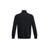 Under Armour UA Rival Mock Neck Logo Print Loose Fit Raglan Long Sleeve Sweatshirt Men Sweatshirt Black 1386016-001