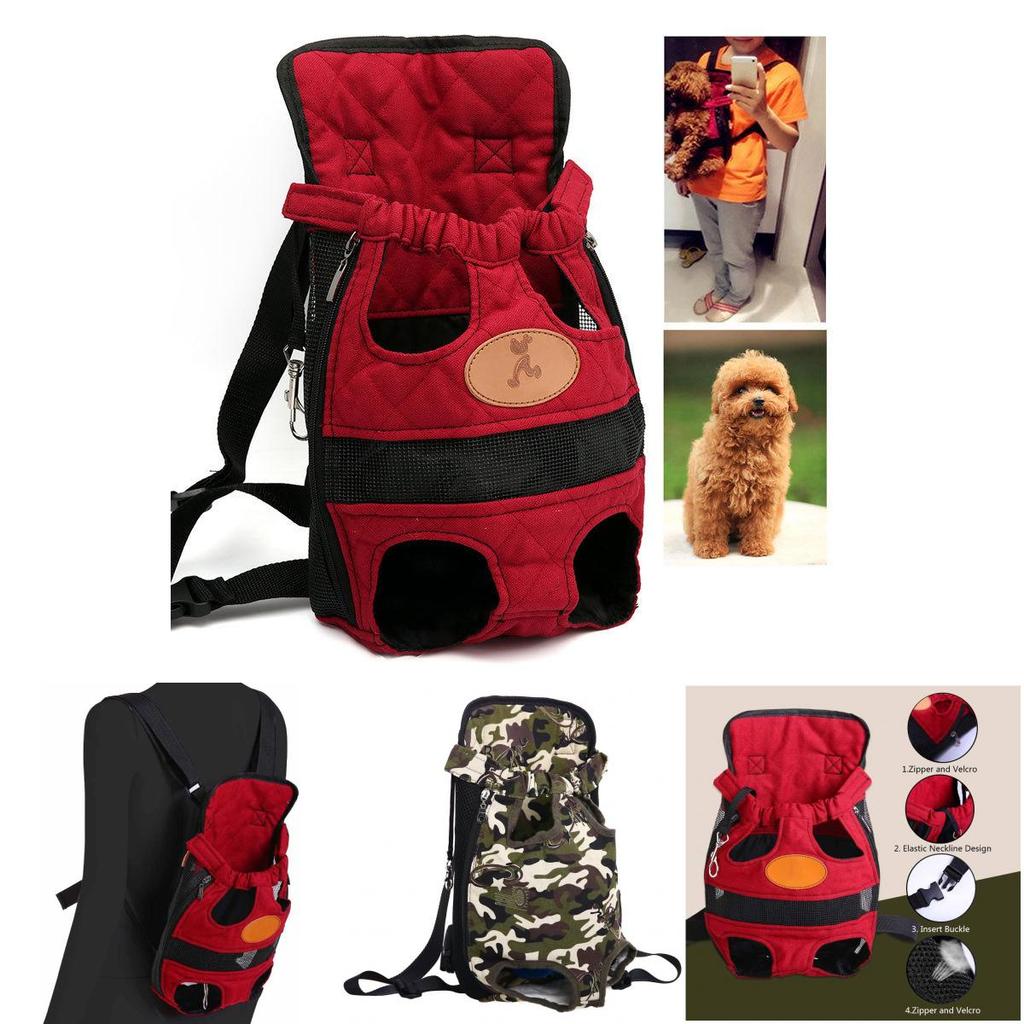 Oxford Cloth Dog Chest Shoulder Bag Pet Travel Backpack For Small Dogs