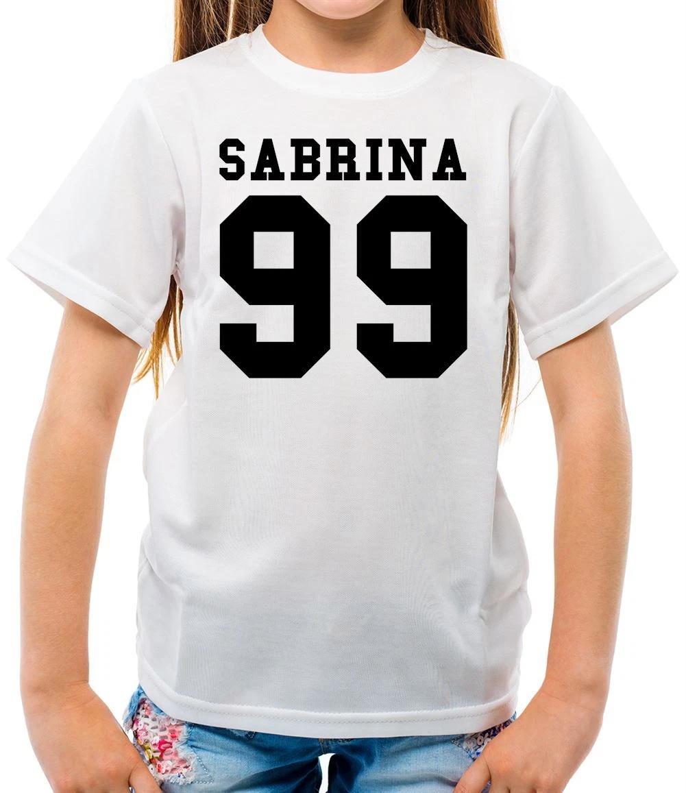 Sabrina 99 - Kids T-Shirt - Singer Song Love Fan Espresso Concert Gig 160