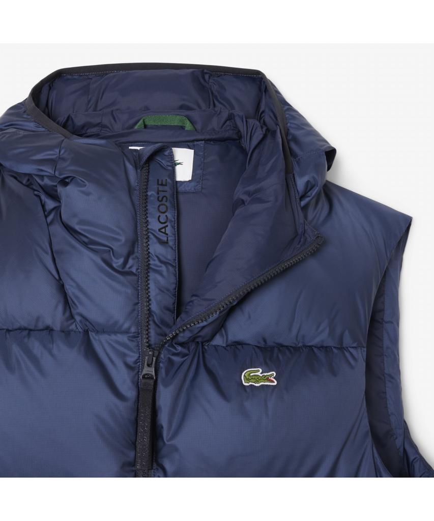 Lacoste Men'S Ripstop Duck Down Vest Bh2895-55N 166