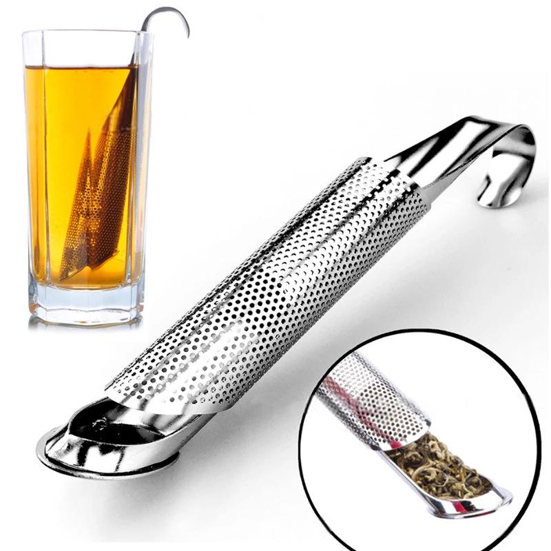 Stainless Steel Tea Diffuser Long-handle Tea Strainer for Tea Coffee Seasonings