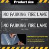 Flexible Silicone Parking Sign Template Strong Bendable Component Outdoor Use Easy to Store for No Parking Fire Zone