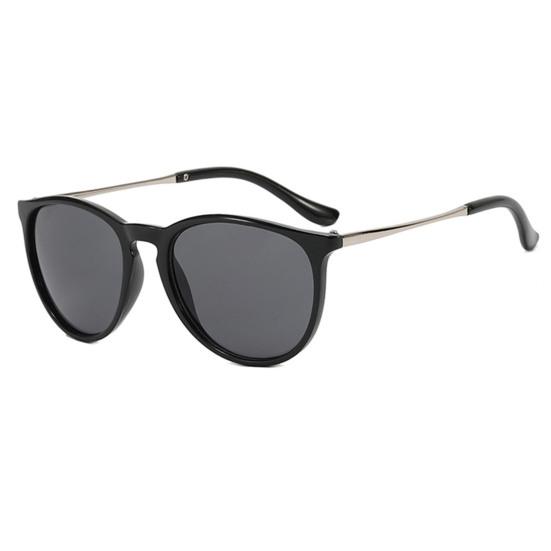 Adult Sunglasses Round Large Frame Ultra-light Classic Anti-slip Sun-resistant Clear Lens Anti-UV Women Men Unisex Sunglasses for Outdoor